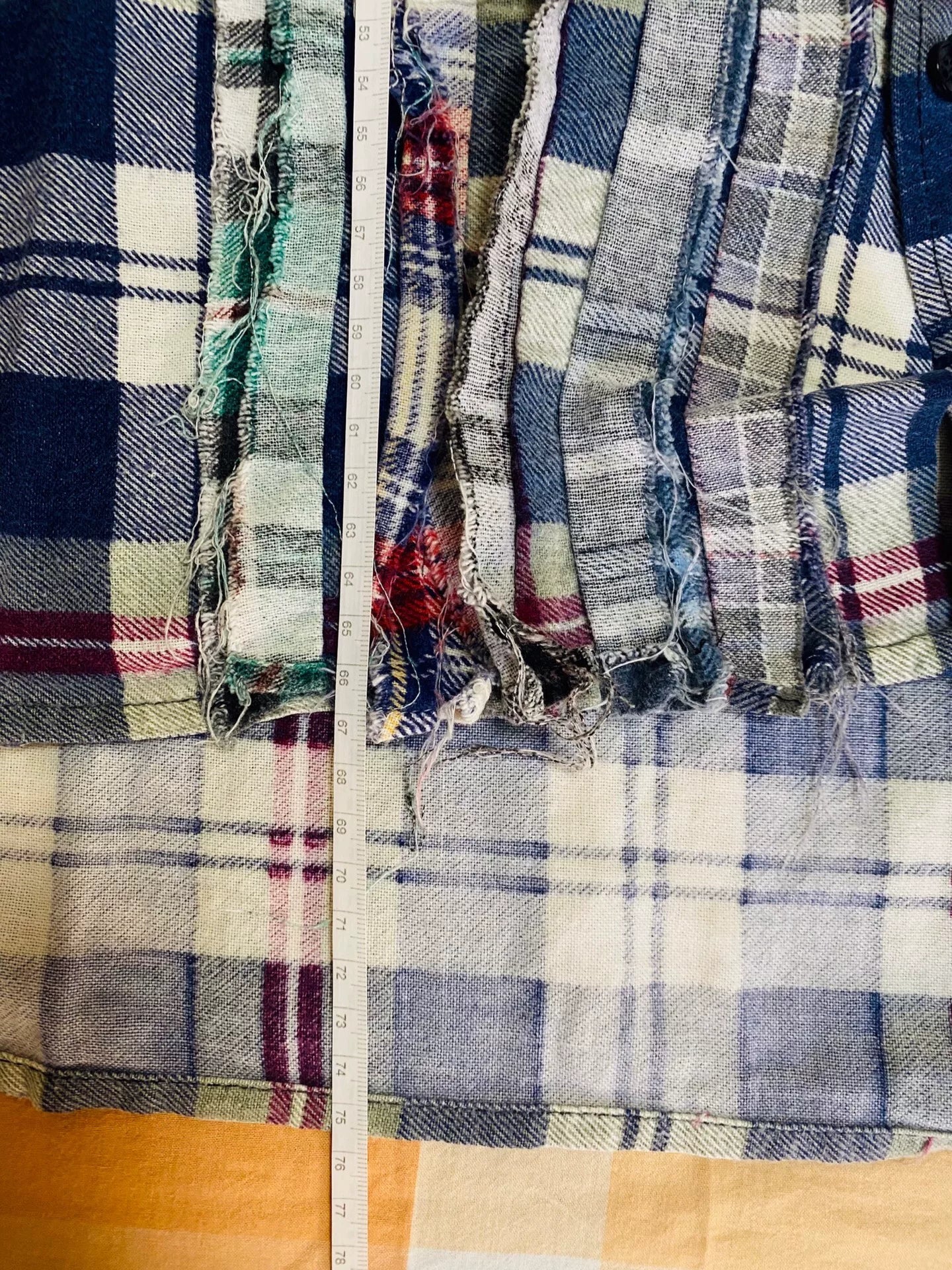 vintage patchwork shirt by Needles