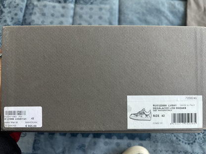 Rick Owens Brown Suede Low-Top Sneakers