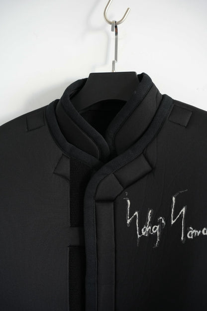 yohji yamamoto space cotton coat