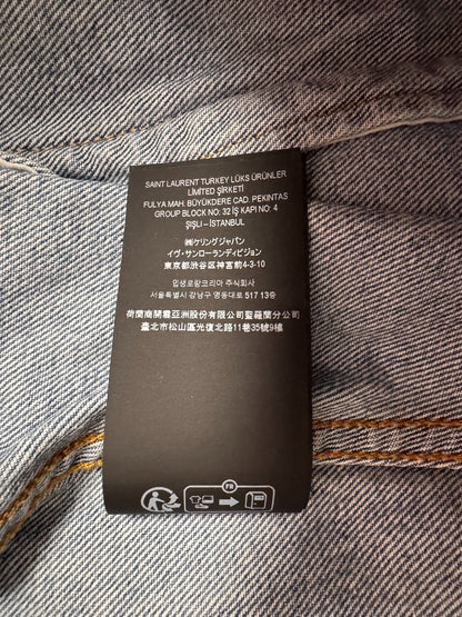 SAINT LAURENT Light Blue Denim Jacket