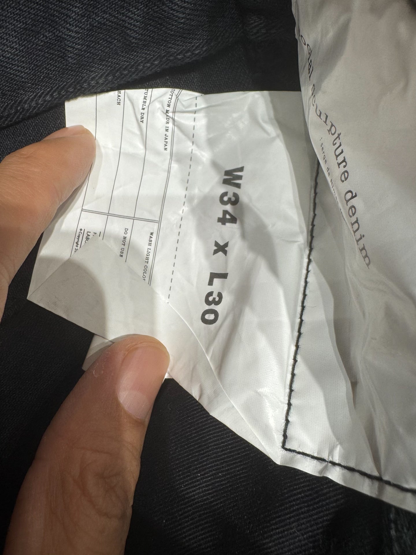 Visvim 12D17 Dark Gray Distressed Jeans