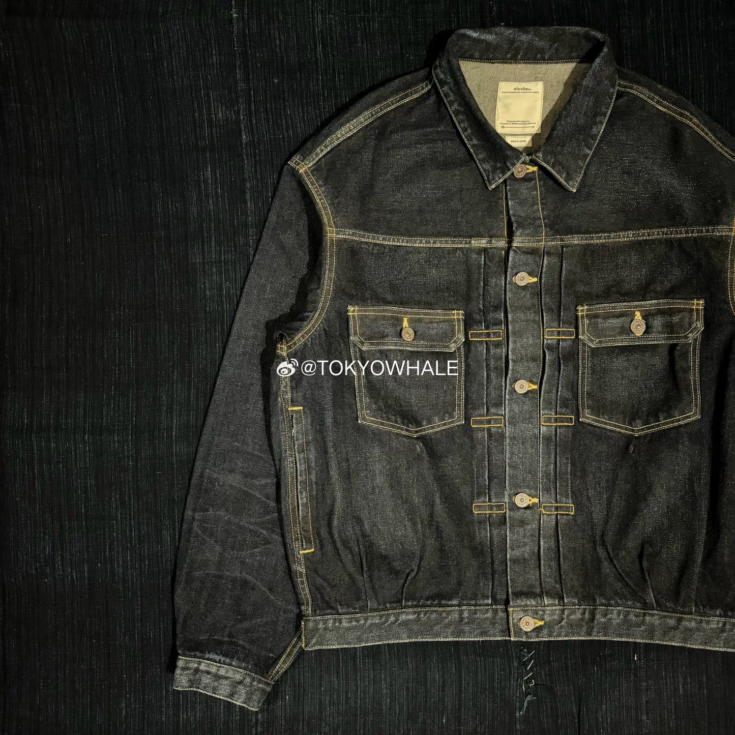 VISVIM 101XX DMGD MUD Denim Jacket
