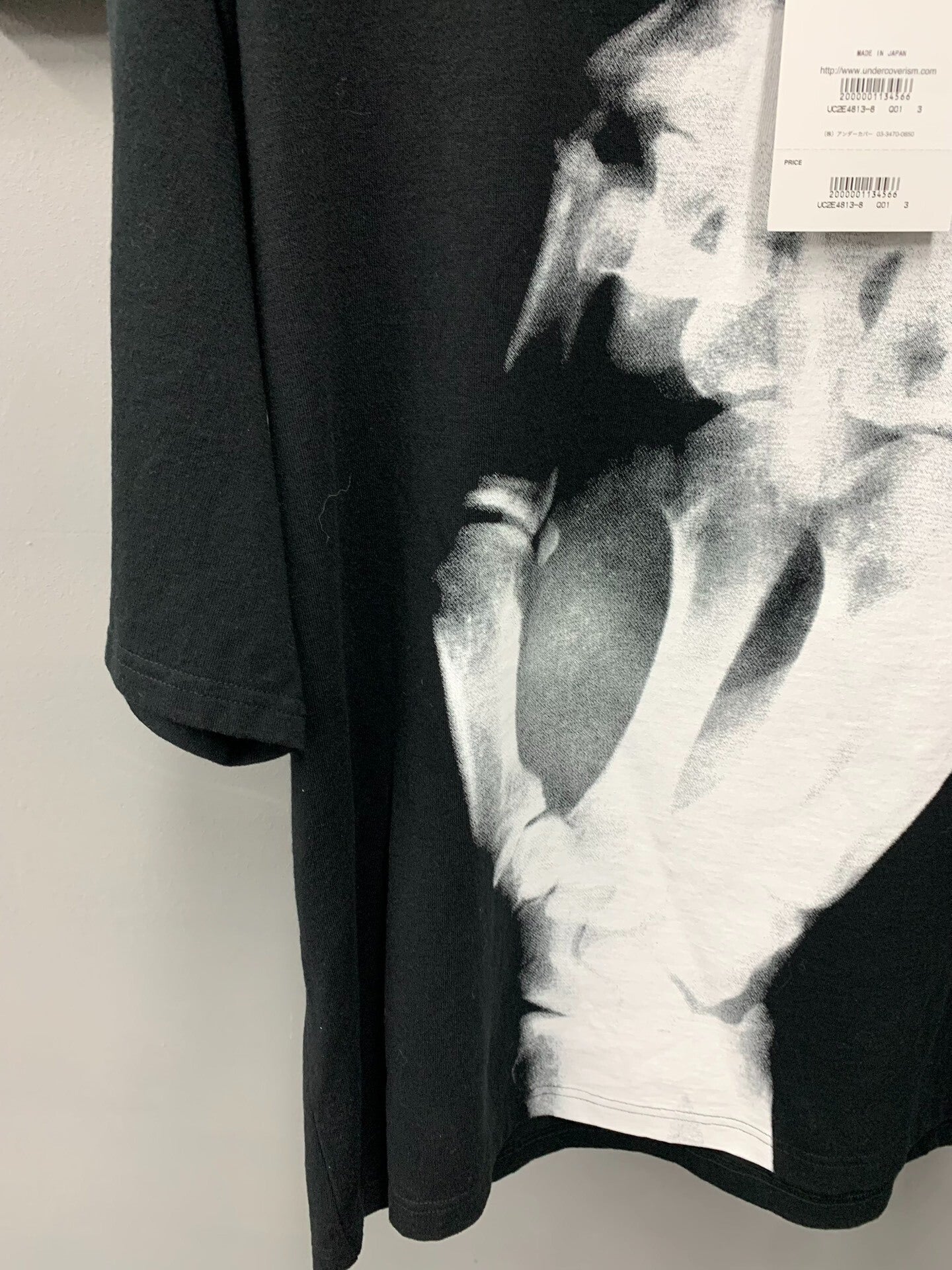 Undercover Black Short Sleeve Tee with Design