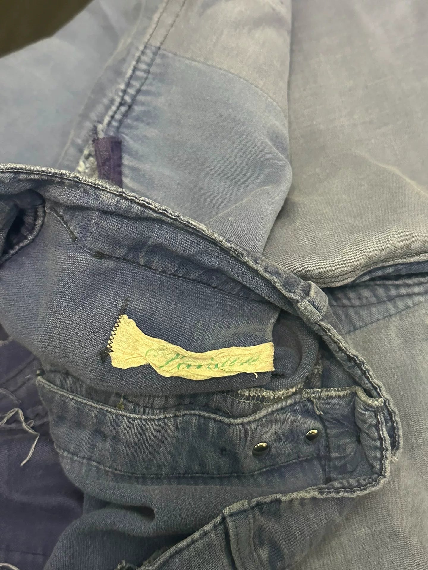 vintage chrome hearts moleskin workwear pants