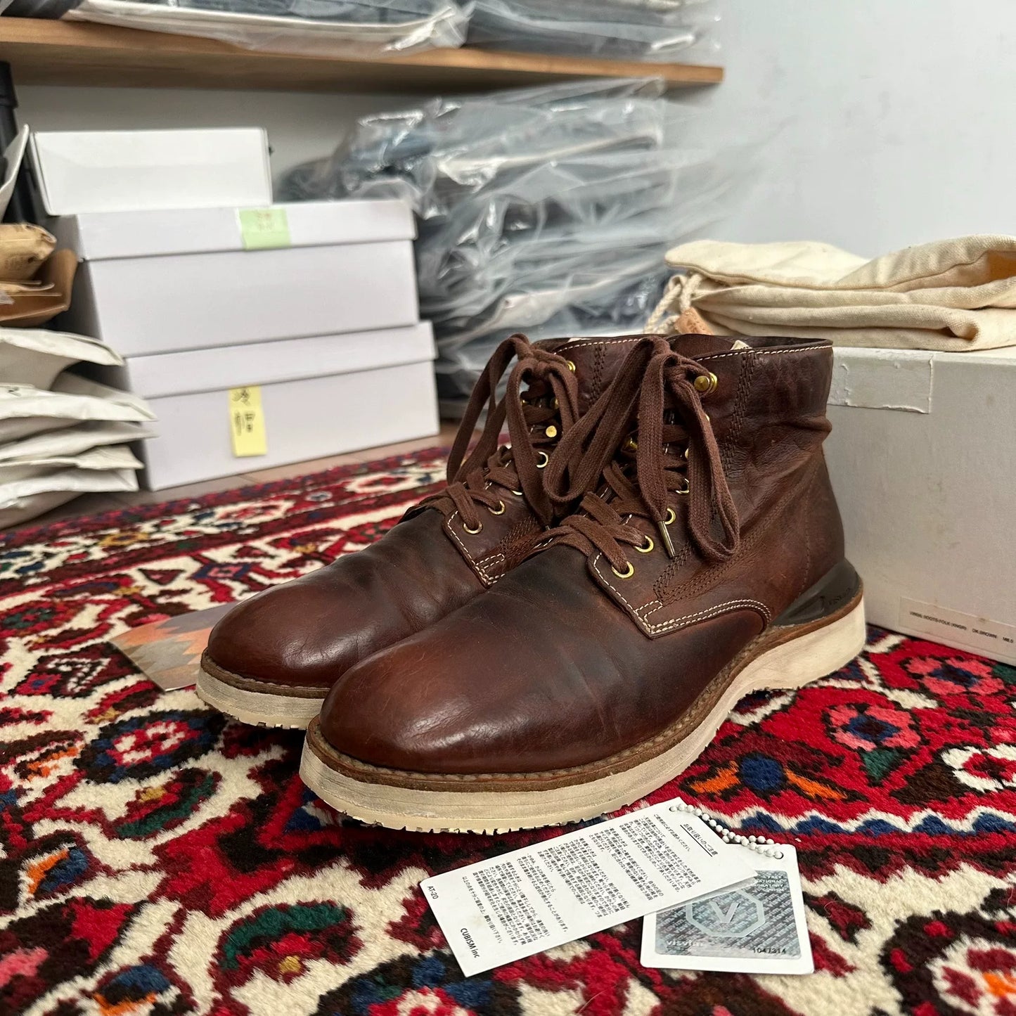 Visvim 18aw Virgil Boots - Size 8.5
