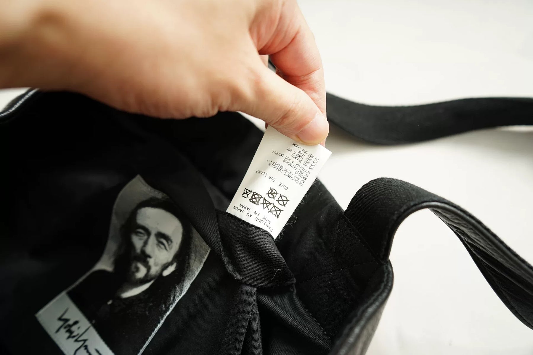 Yohji Yamamoto Full Leather Large Tote