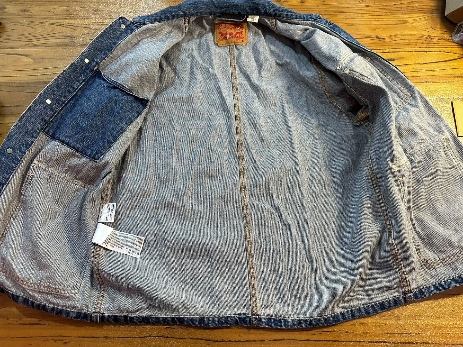 Vintage Levi's R Logo Denim Jacket