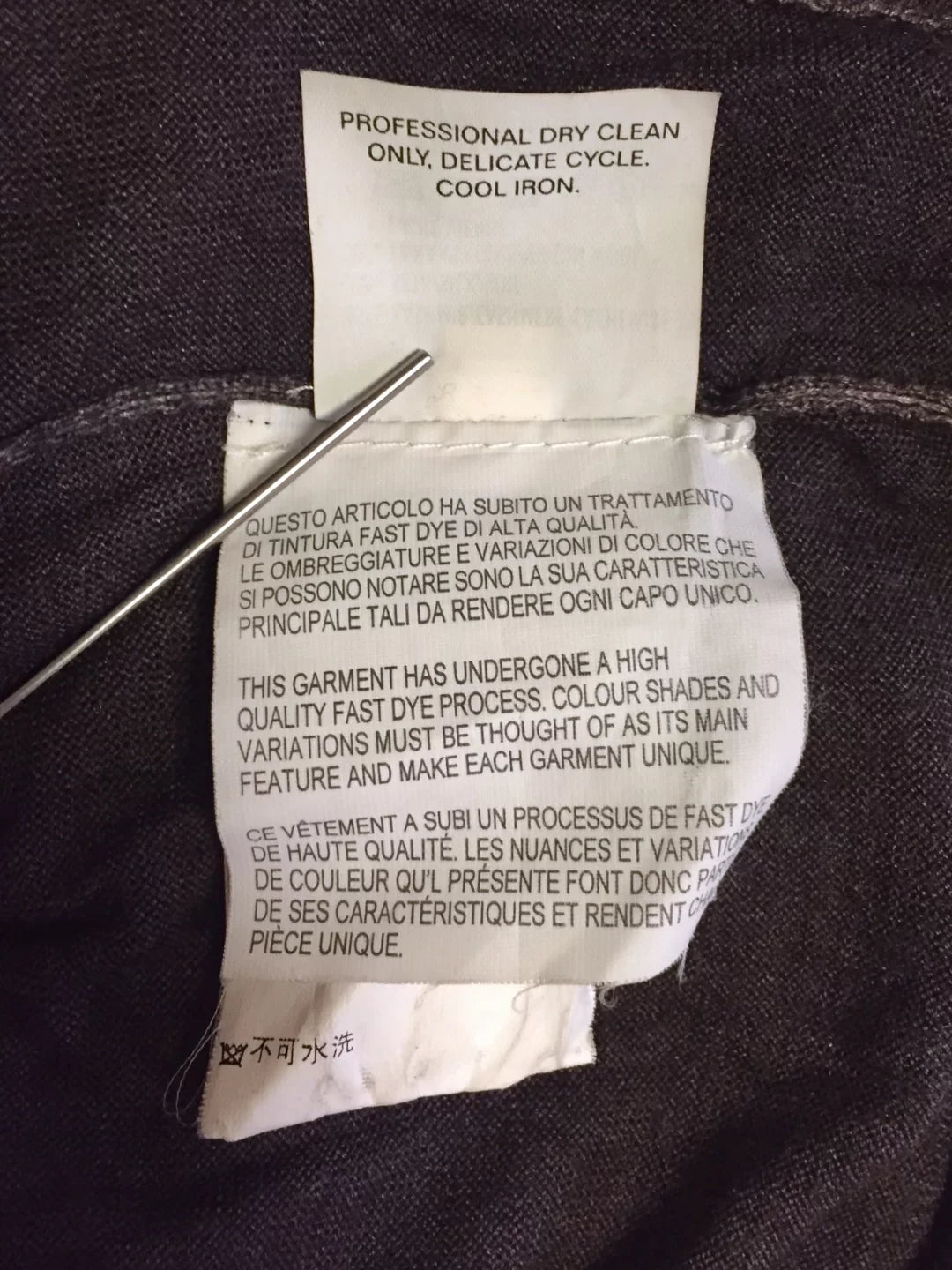 Saint Laurent Yves Old Logo Cashmere Cardigan