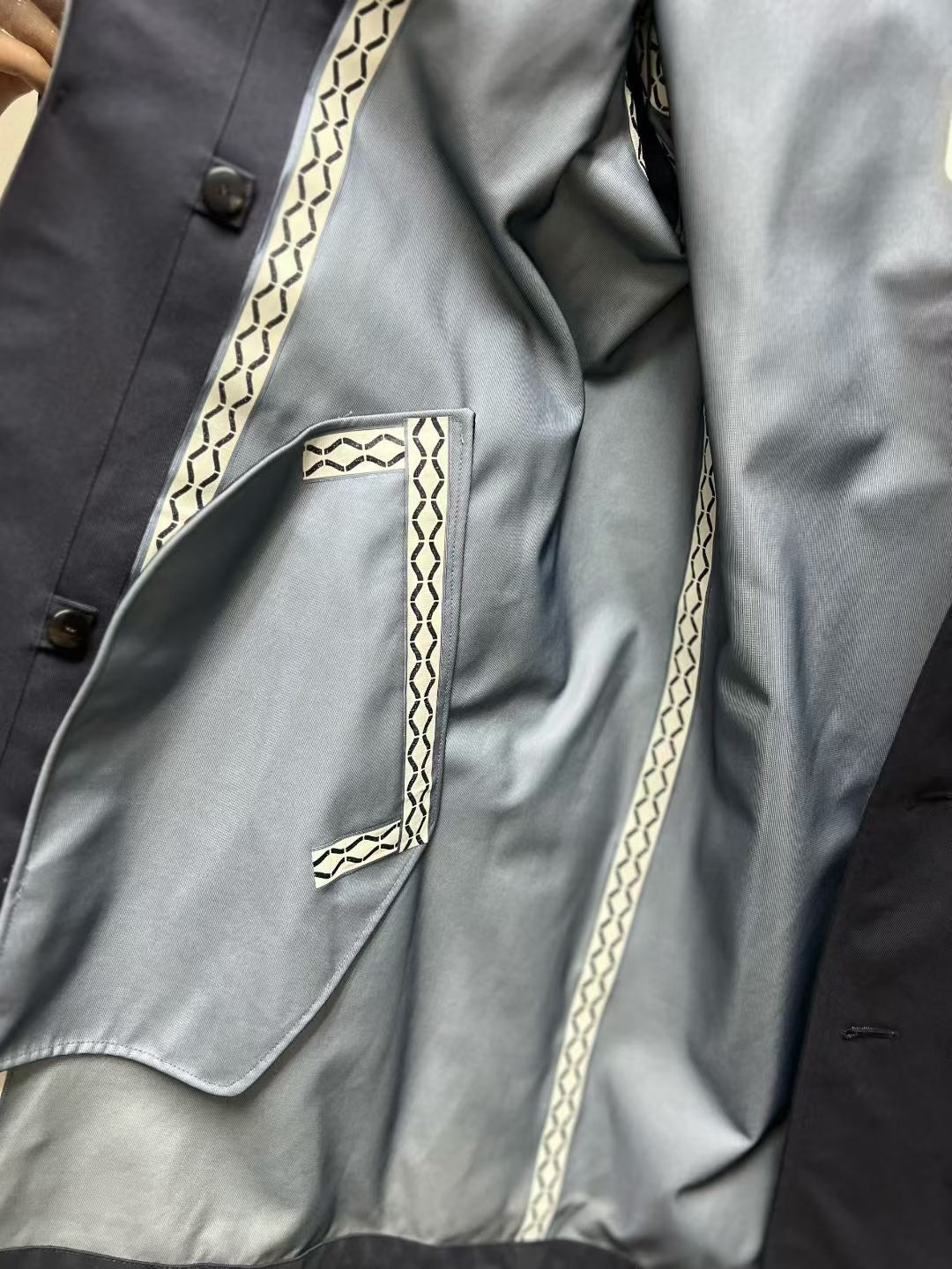 VISVIM Herge Coat 3L GORE-TEX Navy Size 2