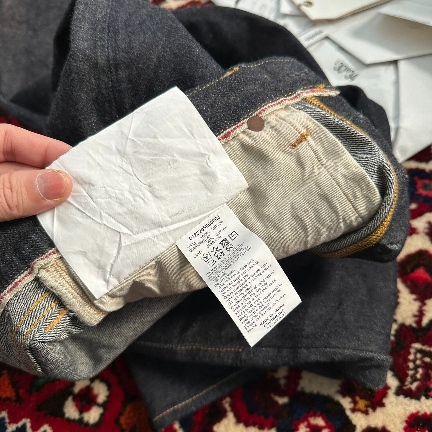 Visvim 23AW Mud Dyed Denim Pants