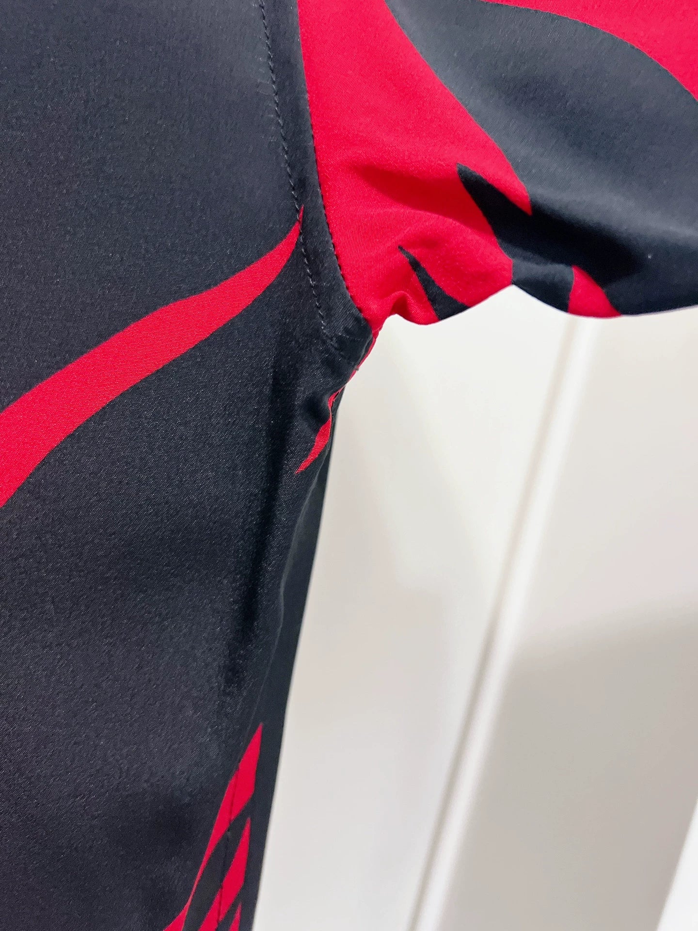 Saint Laurent Red Black Flame Shirt
