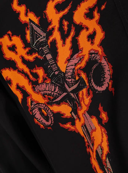 Givenchy Flame Black Shirt