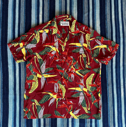 wacko maria floral hawaiian short sleeve shirt