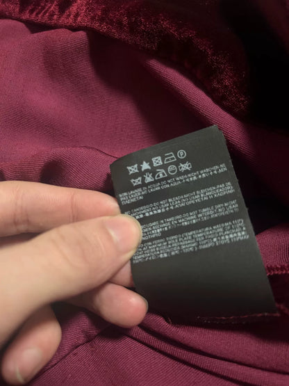 Saint Laurent Velvet Starburst Shirt