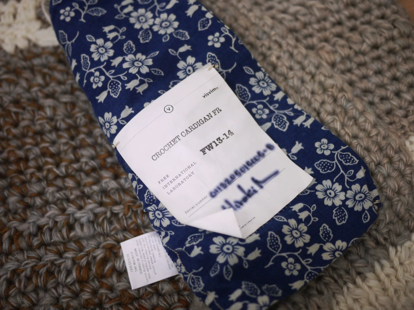 VISVIM FW13-14 CROCHET CARDIGAN