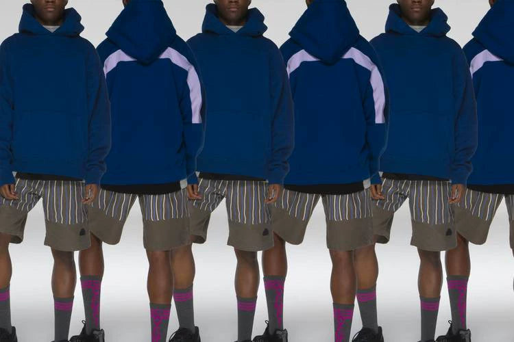 cav empt blue heavy hoodie sweatshirt