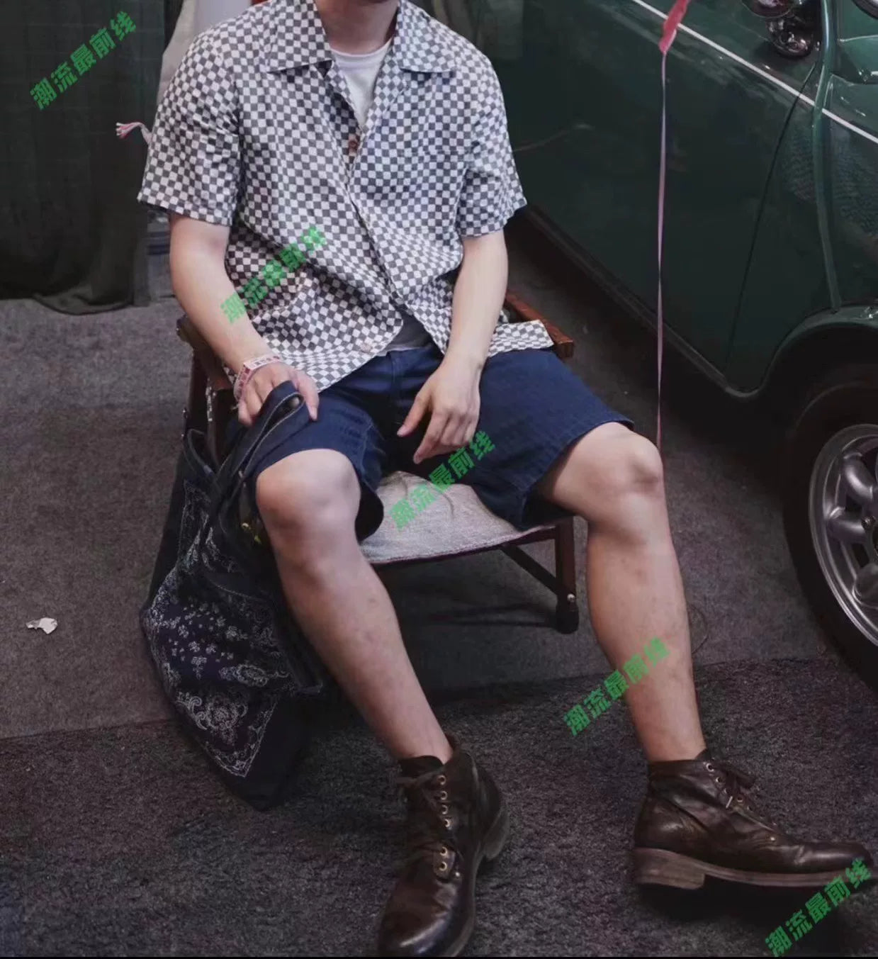 visvim brigadier boots in dark brown