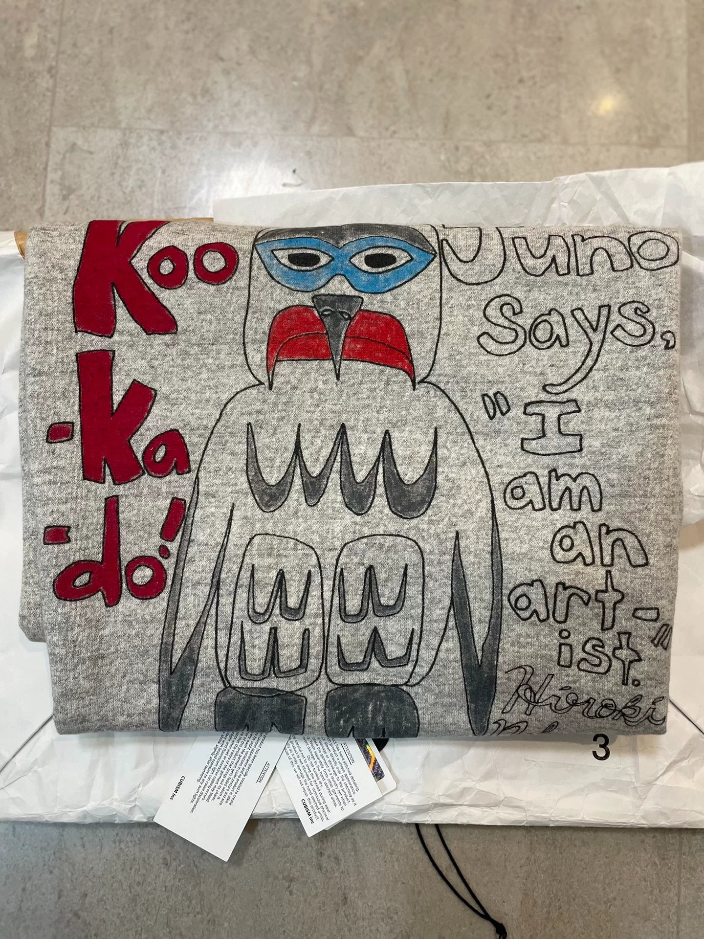VISVIM Owl Graphic Crewneck Sweatshirt
