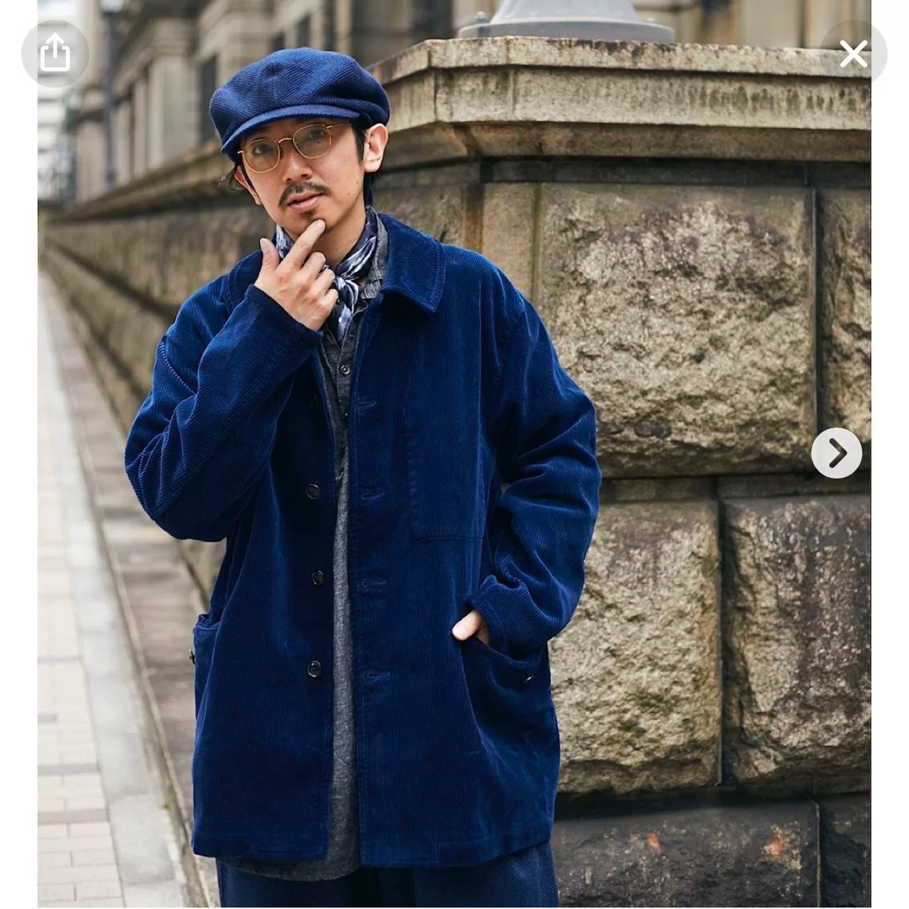 Porter Classic French Workwear Corduroy Coat