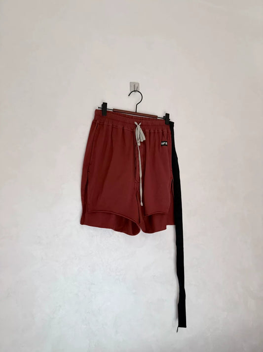 Rick Owens DRKSHDW Rust Red Shorts