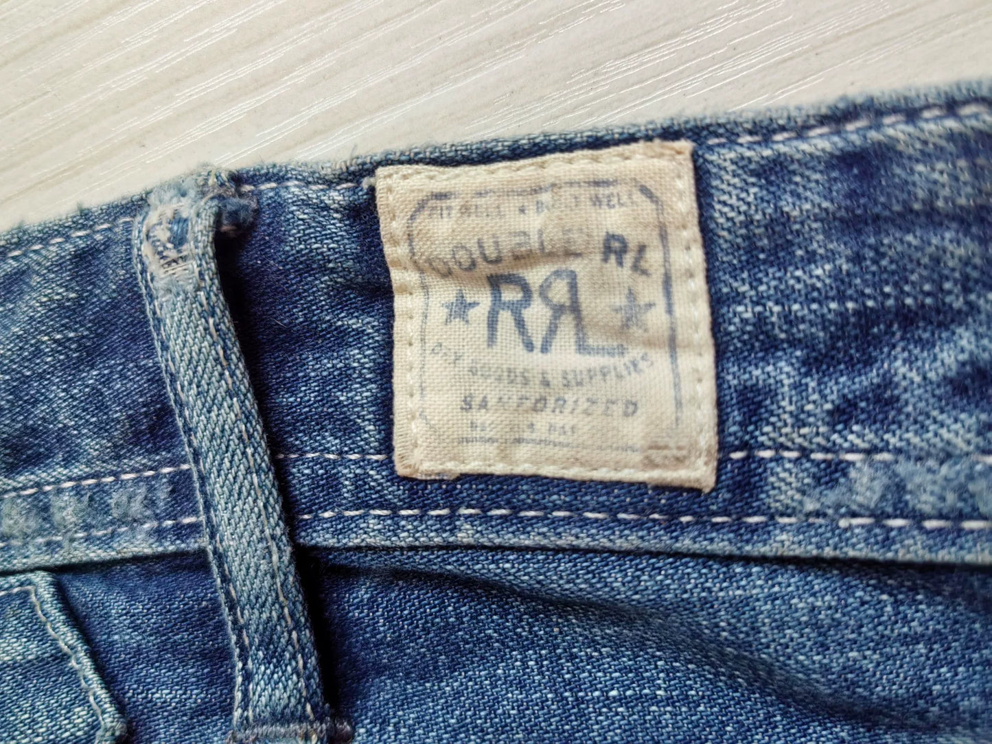 rrl double rl vintage denim pants