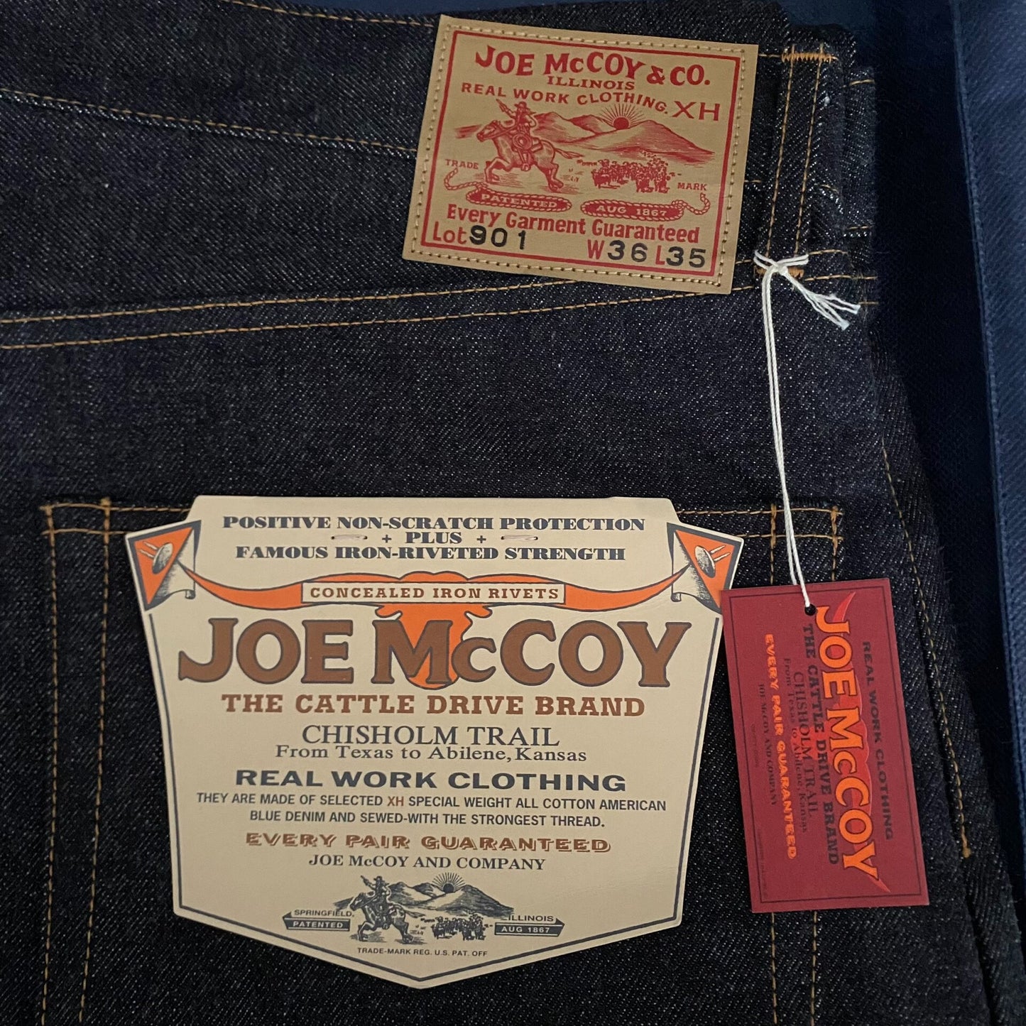 Joe Mccoy Original Color Denim Pants