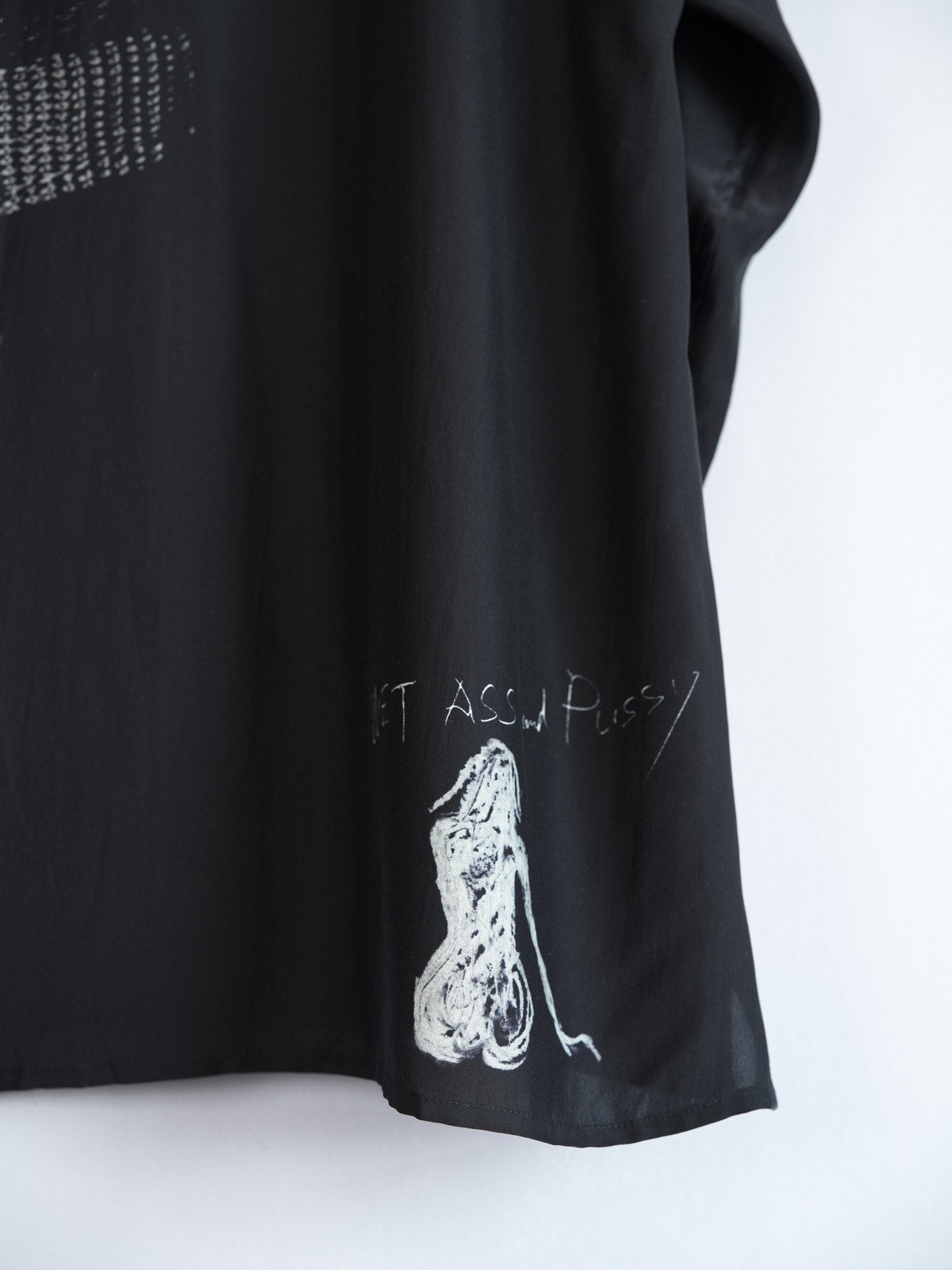 Yohji Yamamoto 21AW Chainmail Glove Silk Shirt