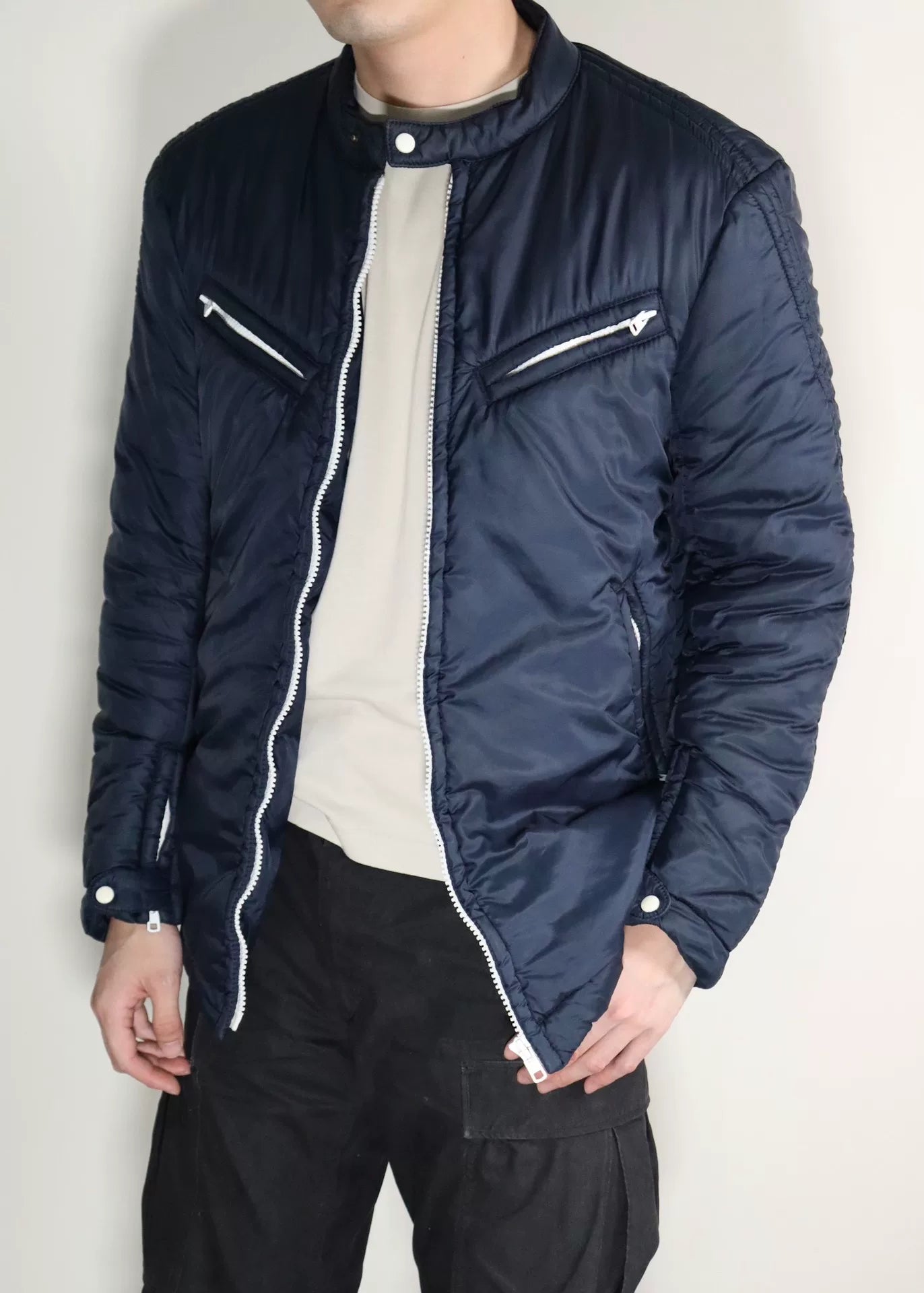 Maison Margiela Cotton Motorcycle Jacket, Size L