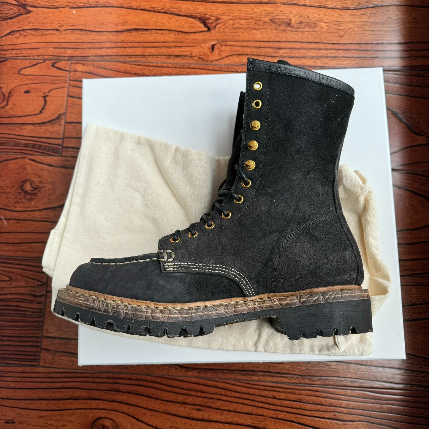 VISVIM 25AW SCOUT MOC BOOTS HI-FOLK