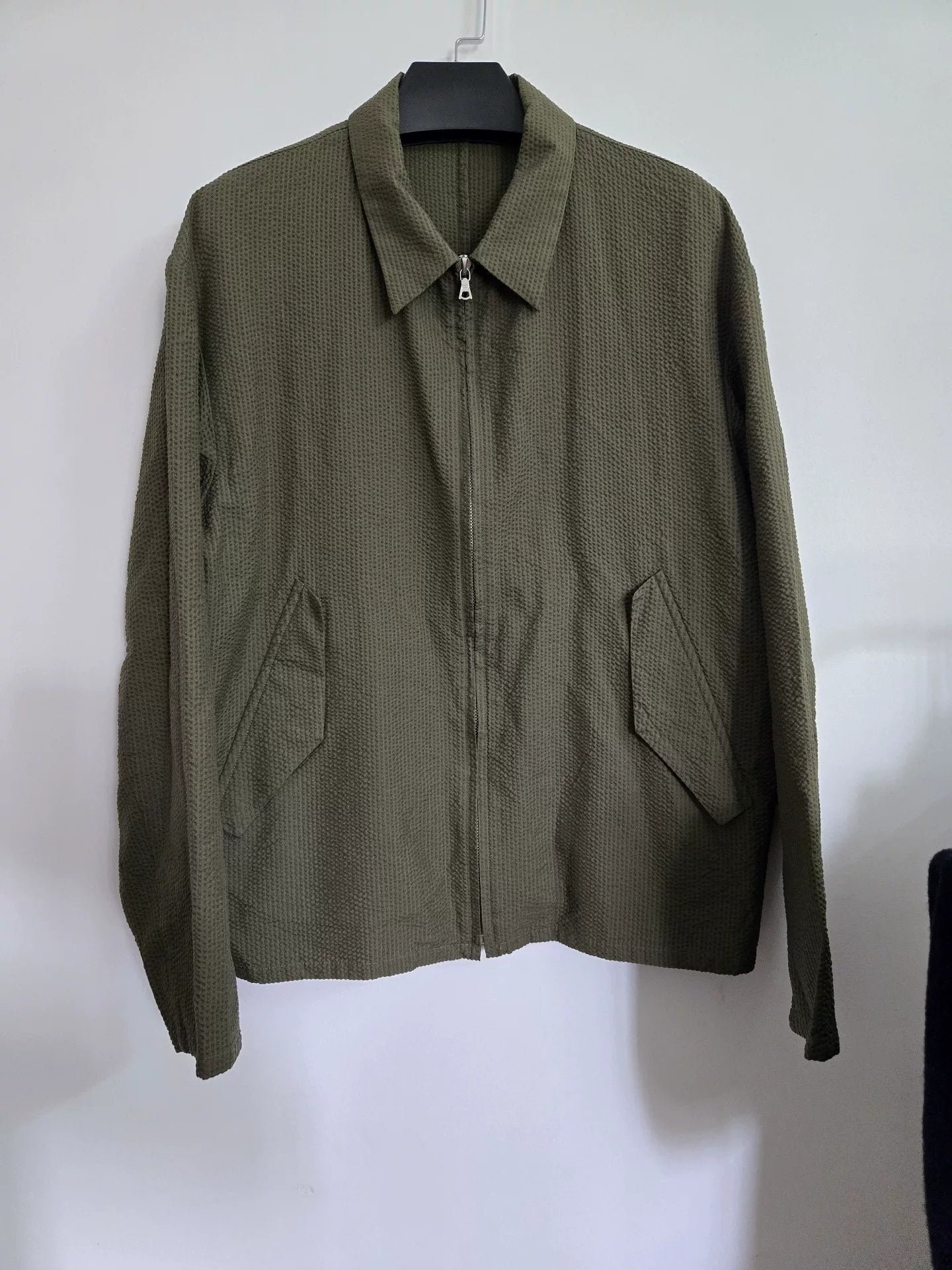 Auralee Silk Harrington Jacket