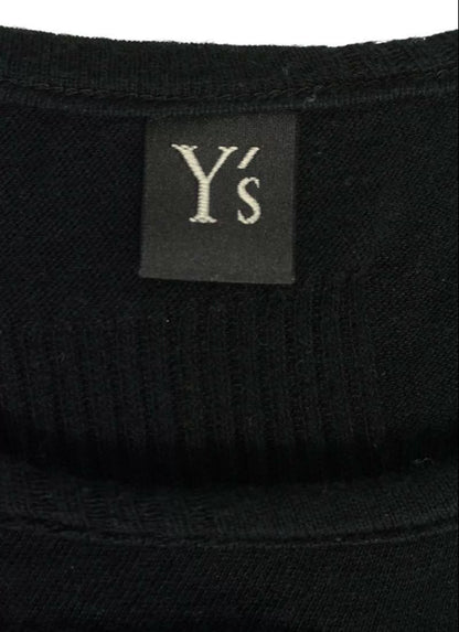 Yohji Yamamoto Asymmetrical Long Sleeve Knit Top