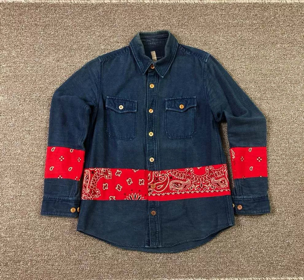 visvim ict Denim Paisley Shirt