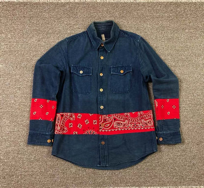 visvim ict Denim Paisley Shirt