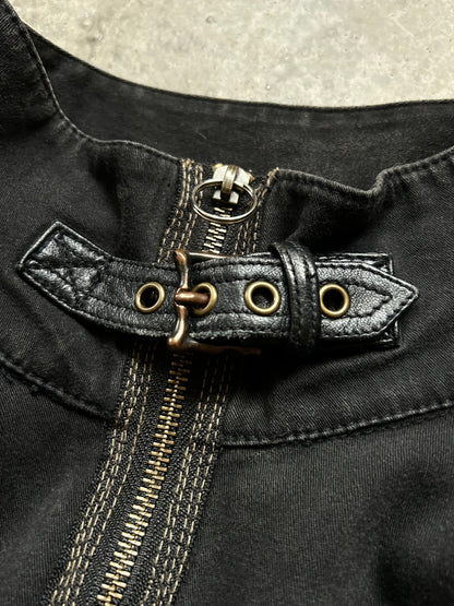 14th Addiction Racer Denim Jumpsuit