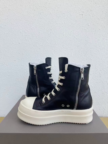 Rick Owens Platform High-Top Sneakers 24SS