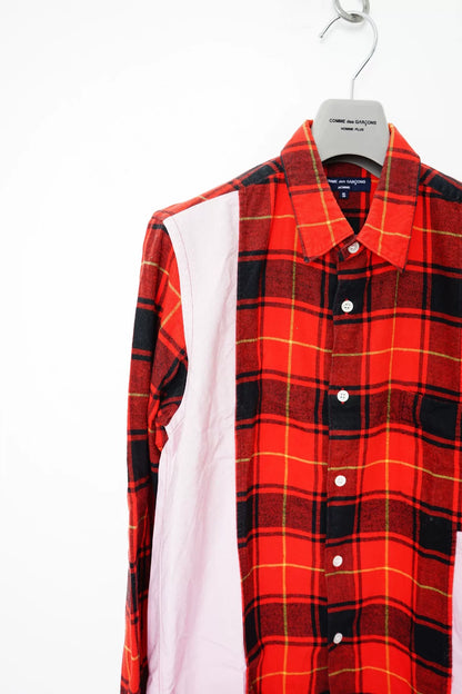 Comme des Garçons Patchwork Vintage Plaid Shirt