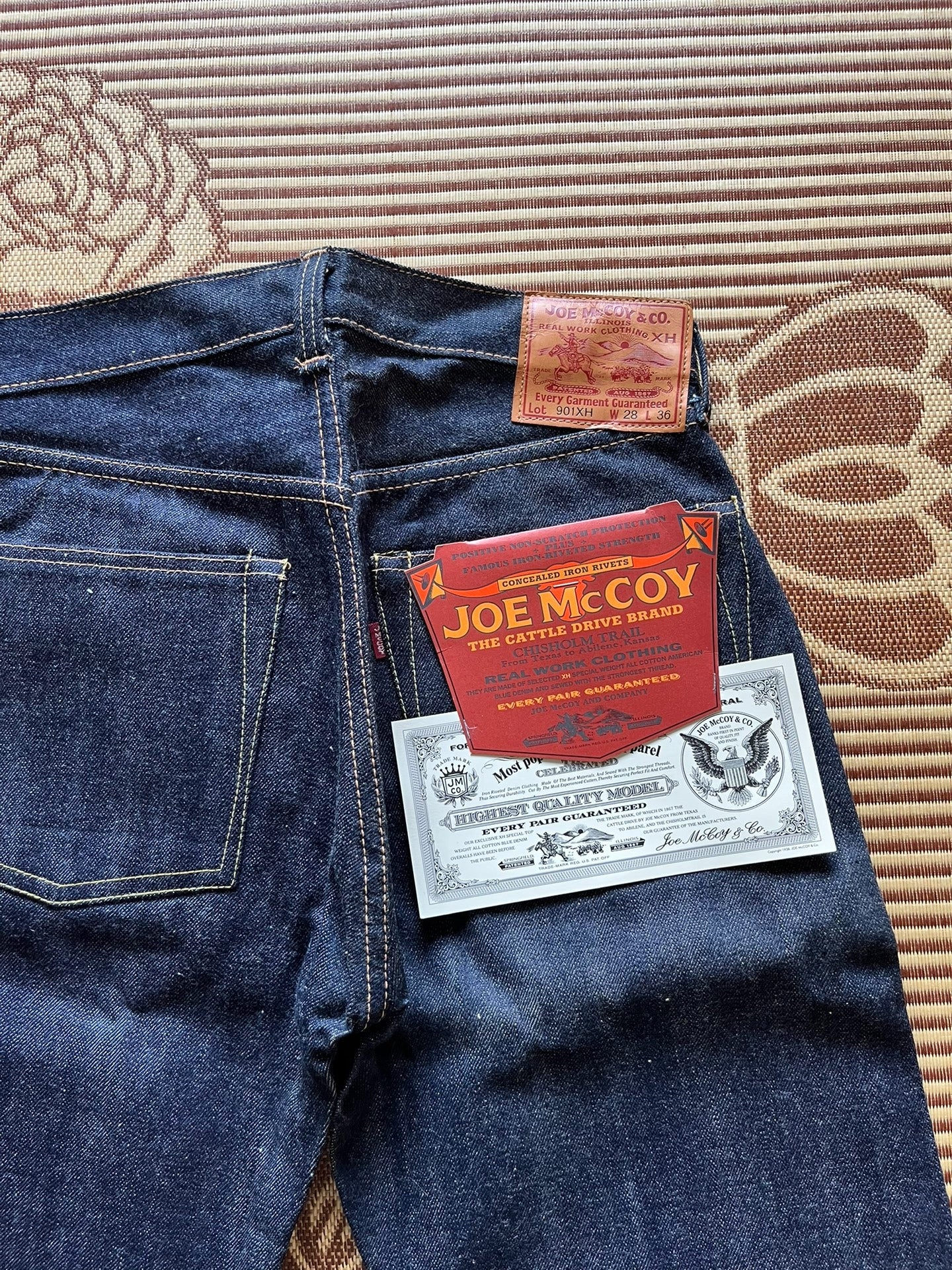 JOE McCOY 901XH 1941 Raw Denim Jeans