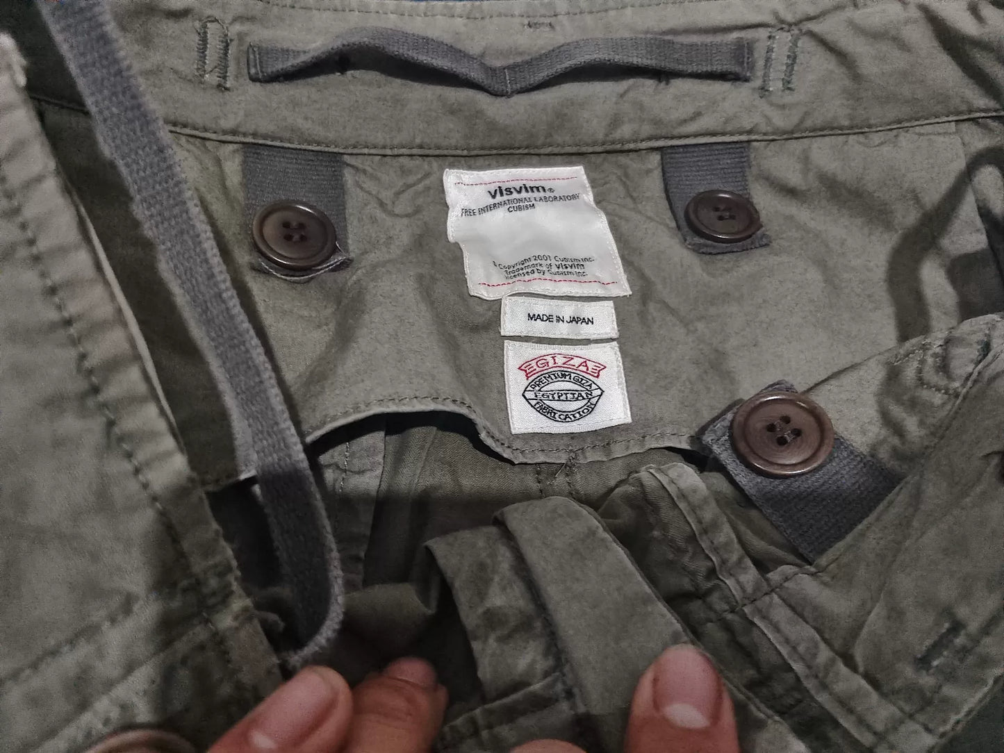 visvim 22AW Eiger CD Green Cargo Pants