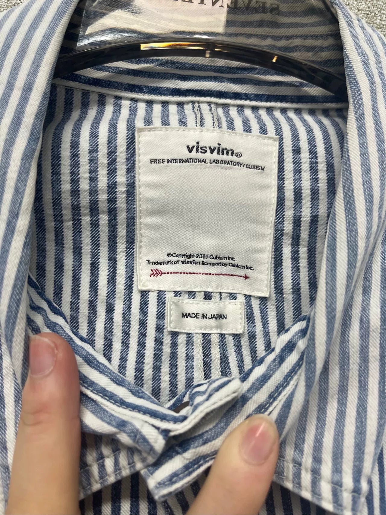 Visvim Coverall Hickory Dry Stripe