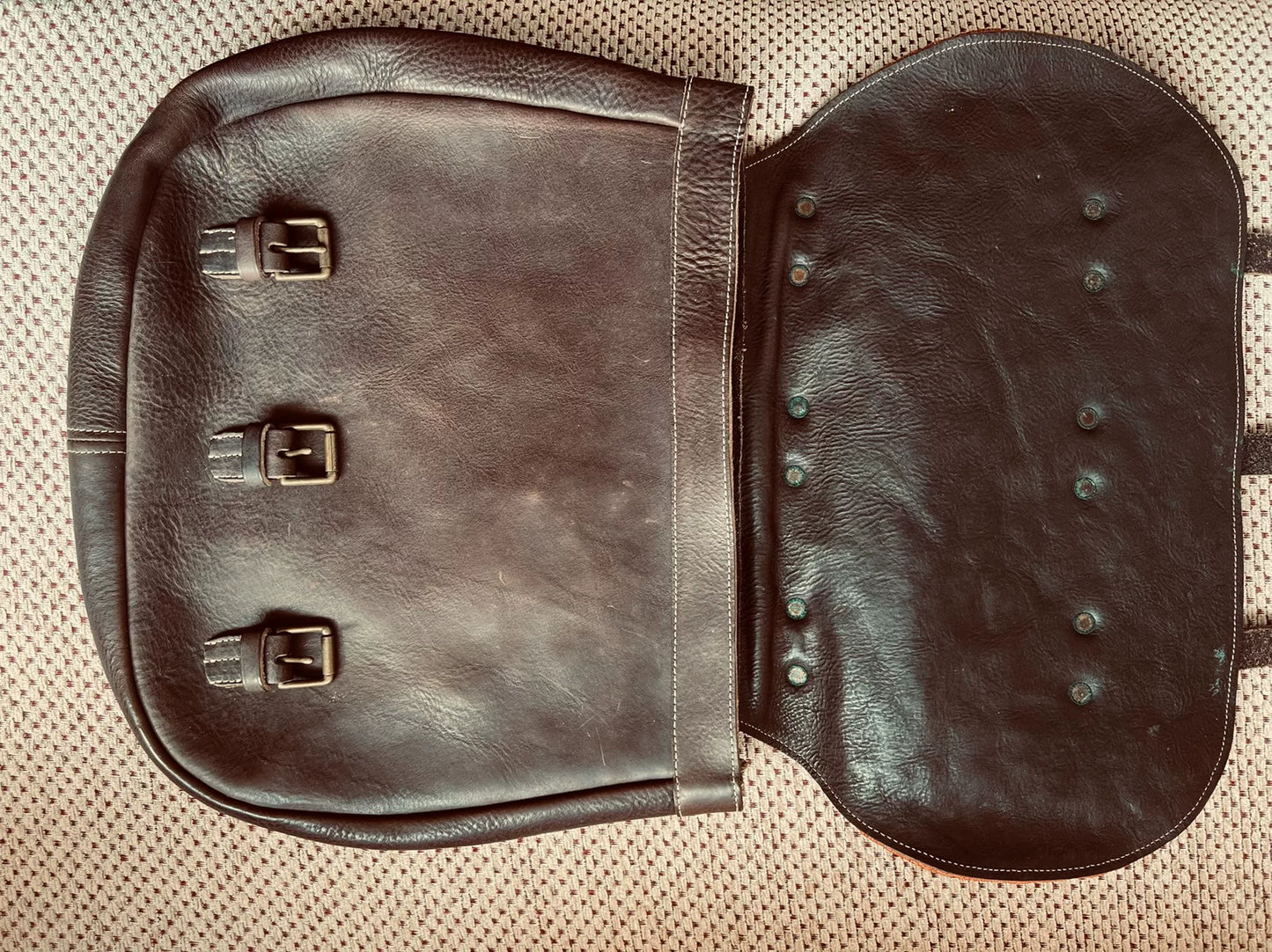 RRL Vintage Wool Messenger Bag