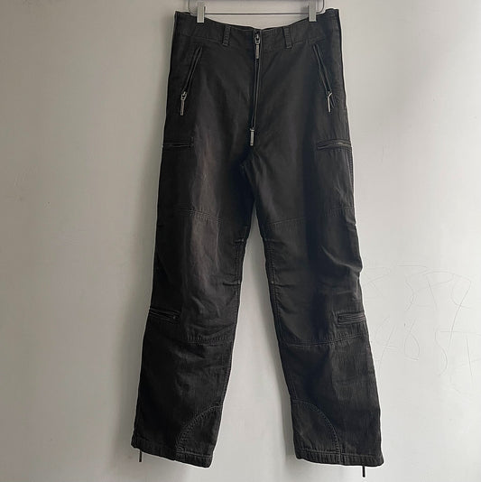 heavy-duty zippered pants by rip van winkle