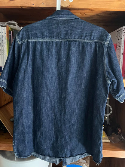 limited edition iron-buttoned denim shirt