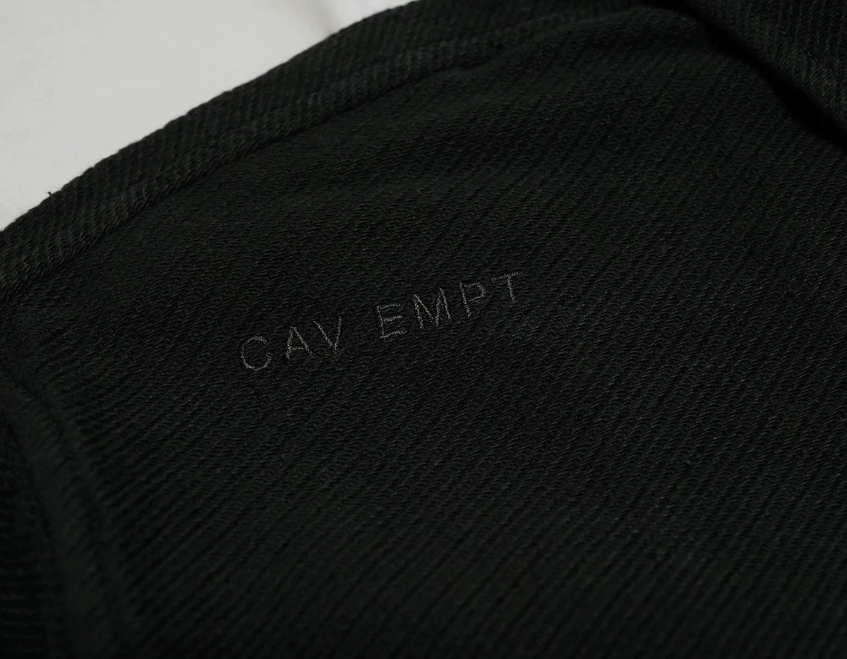 cav empt black big shirt outerwear jacket