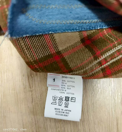 VISVIM 20AW Lumber Check L/S Crash