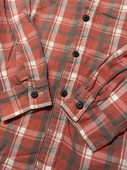 RRL Vintage Pink Striped Work Shirt M