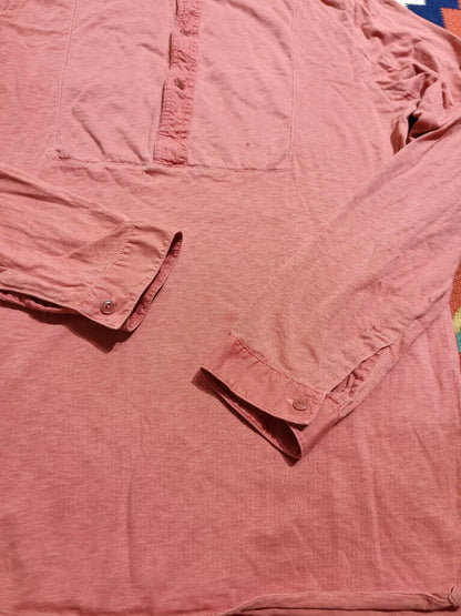 RRL Double RL Henley Long Sleeve T-shirt