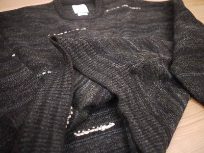 VISVIM AMPLUS KNIT GRADIENT BLACK Size 3