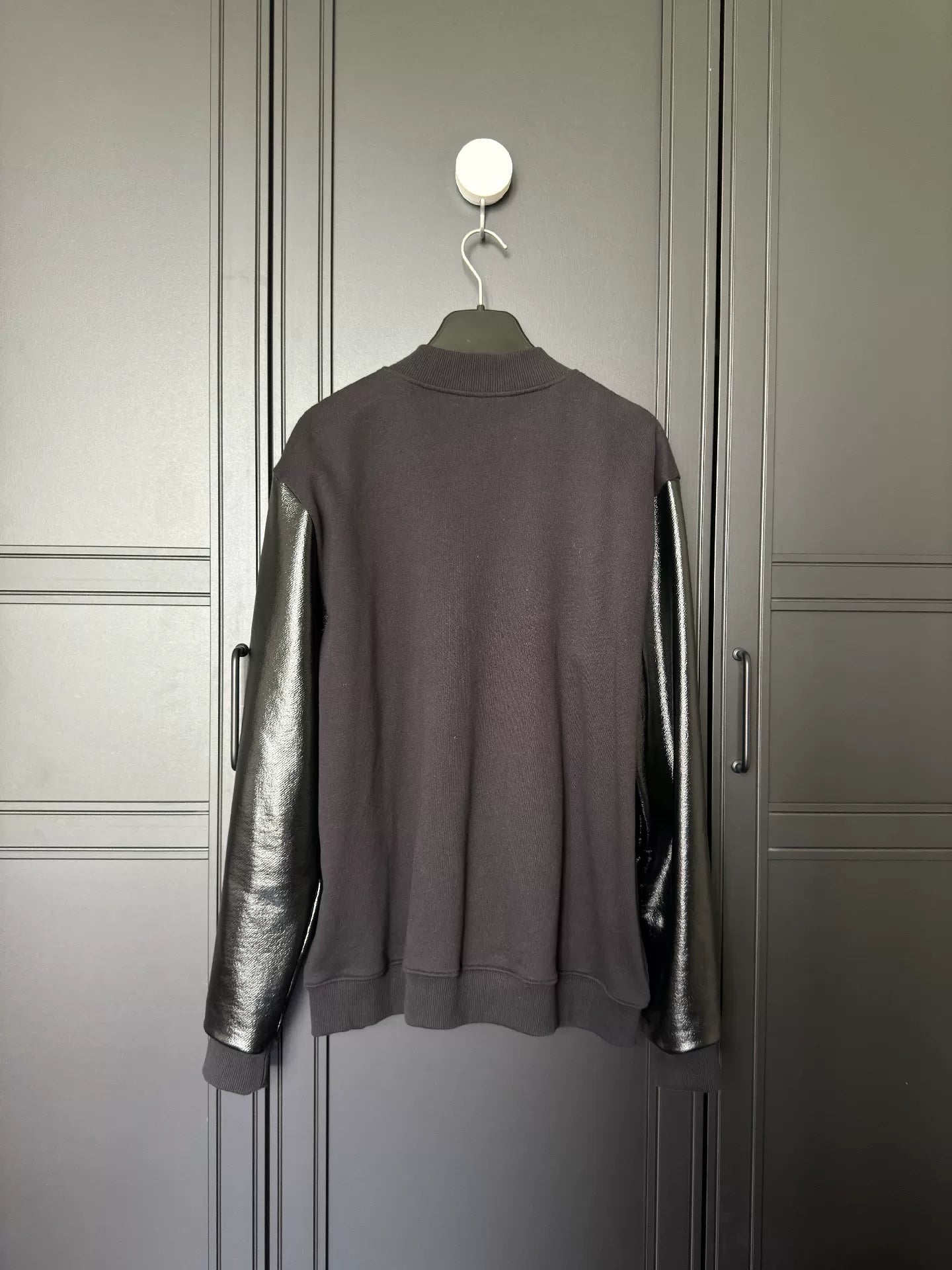 YSL Men's Patchwork Baseball Jacket