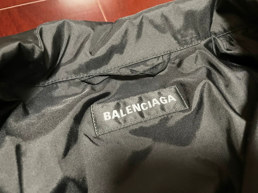 balenciaga dual-layer retro jacket uniform