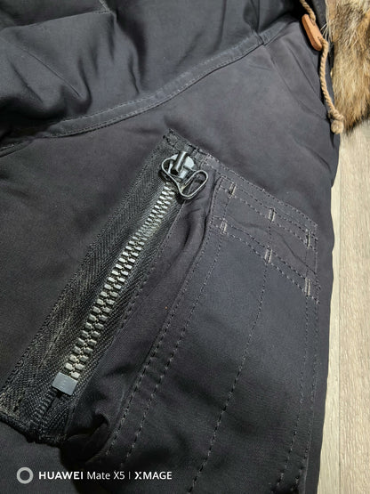 visvim 15AW valdez coat in charcoal black